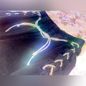 Rhinestone string Sweats! *SIZE LARGE*